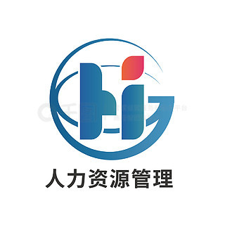 人力资源服务的标志 连接、赋能与未来的视觉象征